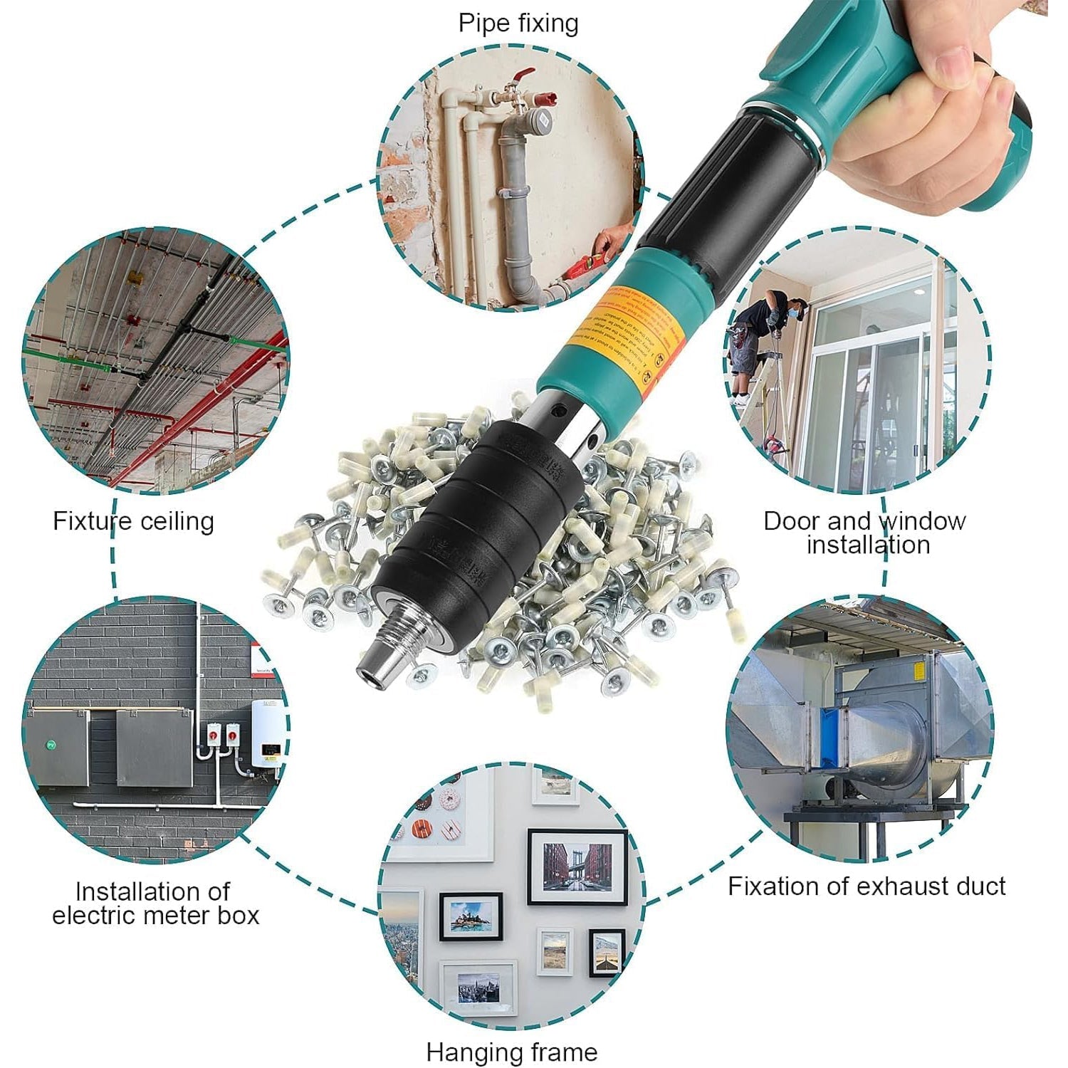 Arrow Fastener Manual Nail Gun with Steel Nails Arrow Fastener Manual Nail Gun with Steel Nails